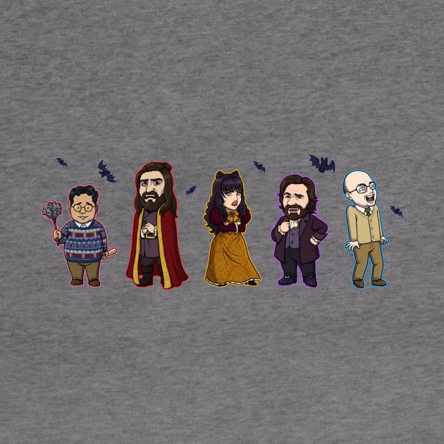 Lil What We Do in the Shadows gang by JadedSketch